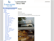 Tablet Screenshot of landcasters.com